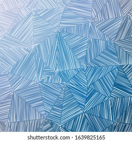 Hand-drawn pencil background. Marker hatching background. Admirable pencil sketch with colorful strokes. Unusual vector illustration.
