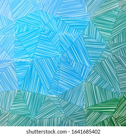 Hand-drawn pencil background with marker hatching and colorful strokes. Admirable vector illustration.