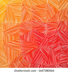 Hand-drawn pencil background. Marker hatching background. Admirable pencil sketch with colorful strokes. Stylish vector illustration.