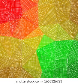 Hand-drawn pencil background. Marker hatching background. Actual pencil sketch with colorful strokes. Favorable vector illustration.