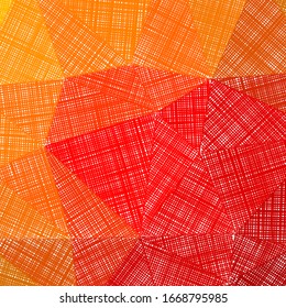 Hand-drawn pencil background with marker hatching and colorful strokes. An expressive and artistic vector illustration.