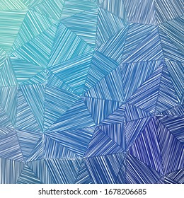 Hand-drawn pencil background. Marker hatching background. Adorable pencil sketch with colorful strokes. Curious vector illustration.