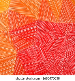 Hand-drawn pencil background. Marker hatching background. Alluring pencil sketch with colorful strokes. Nice vector illustration.