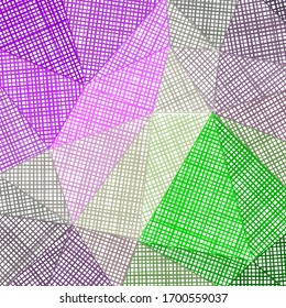Hand-drawn pencil background. Marker hatching background. Lively pencil sketch with colorful strokes. Dazzling vector illustration.