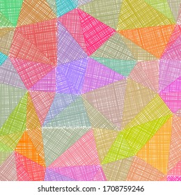 Handgezeichneter Bleistift-Hintergrund. Marker brüchiger Hintergrund. Tatsächliche Bleistiftskizze mit bunten Strichen. Gute Vektorillustration.