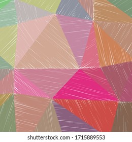 Fondo del lápiz dibujado a mano. Fondo de rayado del marcador. Dibujo a lápiz vivo con trazos coloridos. Ilustración vectorial indeleble.