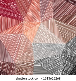 Hand-drawn pencil background. Marker hatching background. Alluring pencil sketch with colorful strokes. Good-looking vector illustration.