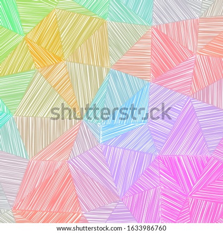 Hand-drawn pencil background. Marker hatching background. Admirable pencil sketch with colorful strokes. Terrific vector illustration.