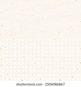 Hand-drawn polka dot pattern illustration background material