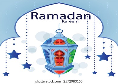 Hand-drawn Ramadan illustration featuring Islamic art, crescent moon, lanterns, and calligraphy. Perfect for festive designs, cards, posters, and decorations.

