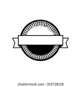 Hand-drawn retro vector hand-made badge stylized icon