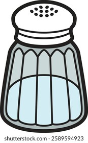 Hand-drawn salt vector icon, perfect for culinary, kitchen, and seasoning designs.