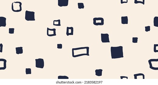 Hand-drawn seamless abstract pattern.Minimalist fashion template for your design.Modern background for paper, wallpaper, cover, fabric and other users. Vector illustration.