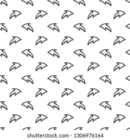 Handdrawn seamless pattern arrow doodle icon. Hand drawn black sketch. Sign symbol. Decoration element. White background. Isolated. Flat design. Vector illustration.
