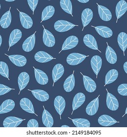 Handgezeichnet nahtloses Muster mit Blättern. Farbige Blumengrafik für Papier und Geschenkverpackung. Stoffdruck modernes Design. Kreativer, stylischer Hintergrund.