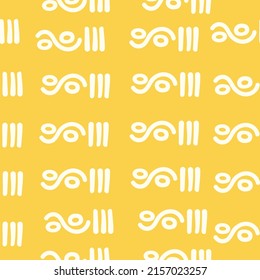 Handdrawn seamless pattern. Simple texture for backround, fabric or other types of design.