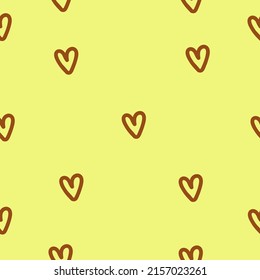 Handdrawn seamless pattern. Simple texture for backround, fabric or other types of design.