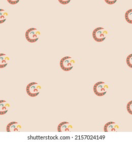 Handdrawn seamless pattern. Simple texture for backround, fabric or other types of design.