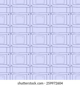 Hand-drawn seamless pattern in the style of steam punk, vector illustration background