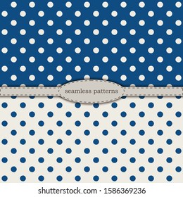 hand-drawn seamless patterns in simplified scandinavian minimalism style. classic blue pantone 2020 and beige bicolor. stock hand drawn vector for printing on fabric, textile, wallpaper, wrapping.