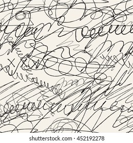 Hand-drawn seamless texture. Lines with different densities and inclination. Hatching is drawn with a pen.