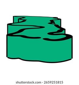 Shamakhi mapa desenhado à mão vetor para negócios, viagens e apresentações.