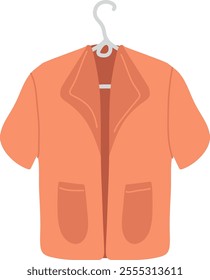 Handdrawn Shirt Hanging Vector