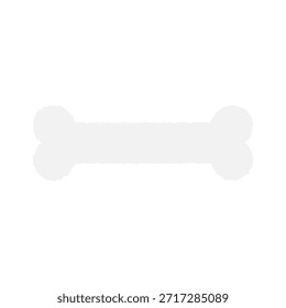 Hand-drawn simple icon illustration: bone