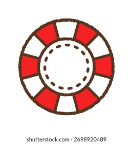 Ilustração de ícone simples desenhado à mão: Chip