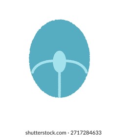 Hand-drawn simple icon illustration: Mouse