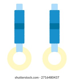 Ilustración de un solo icono dibujado a mano - Competencia de correas