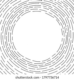 A hand-drawn sketch frame in a square size.