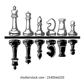 781 Queen chess piece sketch Images, Stock Photos & Vectors | Shutterstock