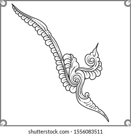 Hand-drawn sketch vectors of tendrils for decorative, carvings and borders patterns. It can also use for ornaments, frames and logos, with Javanese ethnics.