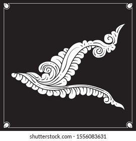 Hand-drawn sketch vectors of tendrils for decorative, carvings and borders patterns. It can also use for ornaments, frames and logos, with Javanese ethnics.