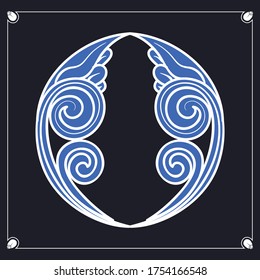 Hand-drawn sketch vectors of tendrils for decorative, carvings and borders patterns. It can also use for ornaments, frames and logos, with Javanese ethnics.