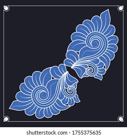 Hand-drawn sketch vectors of tendrils for decorative, carvings and borders patterns. It can also use for ornaments, frames and logos, with Javanese ethnics.