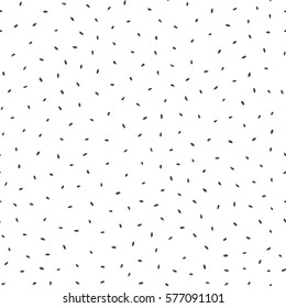 Hand-drawn sketched vector seamless pattern. Artistic pattern with tiny ink brush stroke. abstract background.