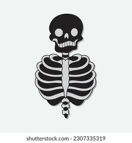 diseño svg de vector Skull dibujado a mano