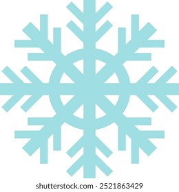 Handdrawn Snowflake Element Vector Illustration