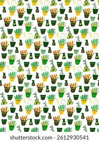 Hand-drawn spring gardening vector with tools, plants, and flowers. Perfect for web, print, crafting, or branding projects. Vibrant, seasonal, and seamless design for eco-friendly creative projects.