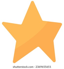 Hand-Drawn Star Element. Vector Icon