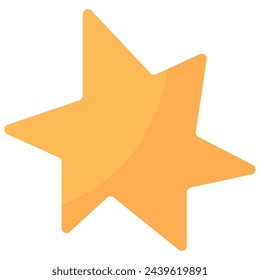 Hand-Drawn Star Element. Vector Icon