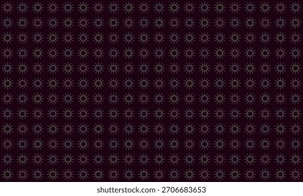 Patrón de estallido estelar dibujado a mano en fondo negro suave