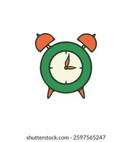 Hand-drawn style of alarm Icon for Ramadhan 