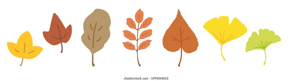 Hand-drawn style illustration of autumn leaves
Image of autumn