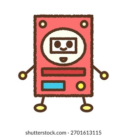 Handgezeichnete Stil einzelne Zeichen Symbol Illustration - Pachinko