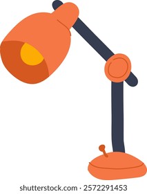 Handdrawn Table Lamp Vector Illustration