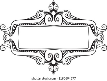 Hand-drawn Title Frame