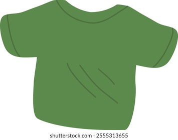 Handdrawn T-Short Clothes Vector Illustration